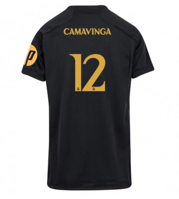 Real Madrid Eduardo Camavinga #12 Tredjetröja Dam 2023-24 Kortärmad